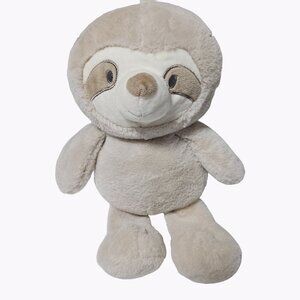 Kellytoy Sloth 12 Inch Beige Plush Stuffed Animal Toy Soft Cuddly Realistic